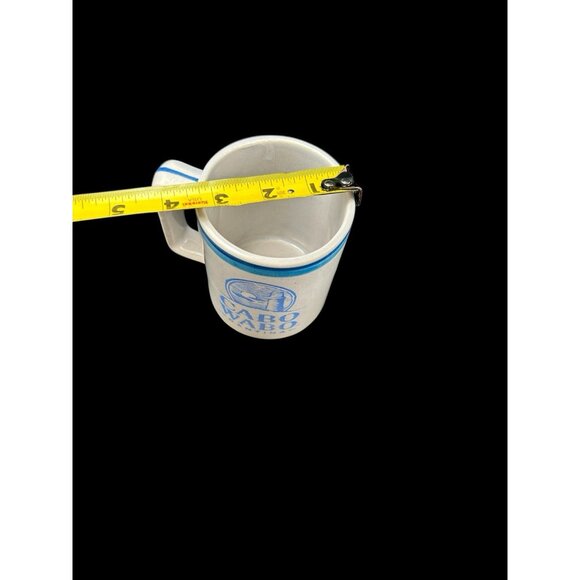 Cabo Wabo Cantina Ceramic Blue White Coffee Mug Cup Collectible 12oz - Picture 7 of 7